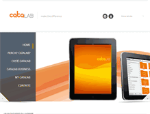 Tablet Screenshot of catalab.com